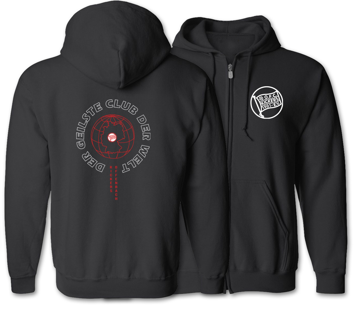 Zip-Hoodie "Club"